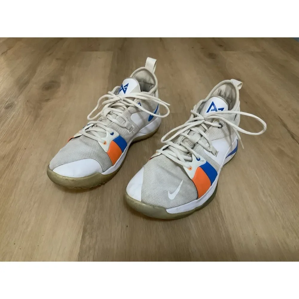 Size 12 - Nike PG 2 The Bait II‎ Colorful White Blue Orange